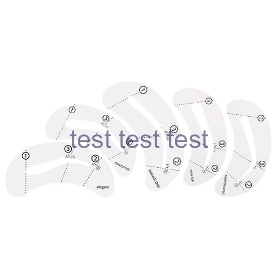 شابلون ابرو بی یو ست 5 عددی BeYu Eyebrow Stencil Set