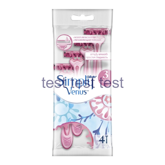 تیغ ژیلت مدل 3 لبه ونوس 4 عددی