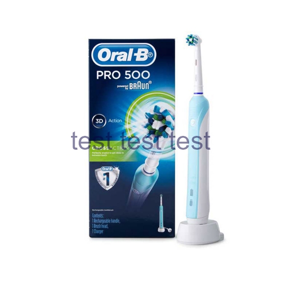 مسواک برقی اورال-بی مدل پروفشنال کر ۵۰۰ سه بعدی