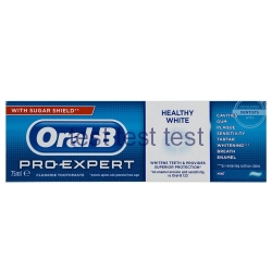 خمیر دندان سفید کننده اورال-بی مدل Pro Expert Healthy White حجم 75 میلی لیتر