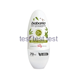 دئودورانت و رول ضد تعریق باباریا حاوی عصاره کانابیس حجم 70 میلی لیتر
