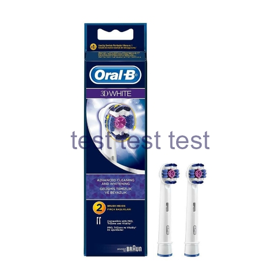 یدک مسواک برقی اورال بی مدل ۳D White بسته ۲ تایی