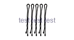 سنجاق مو مشکی درنا سایز کوچک